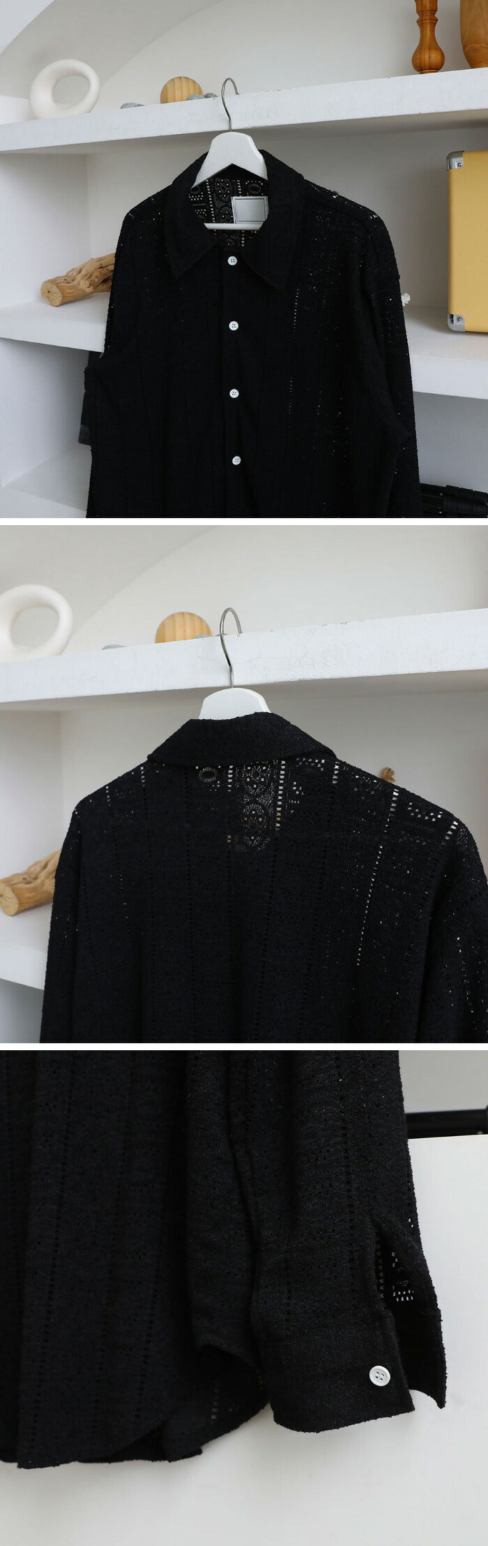 ASCLO(エジュクロ)ASCLO Cotton Lace Shirt
