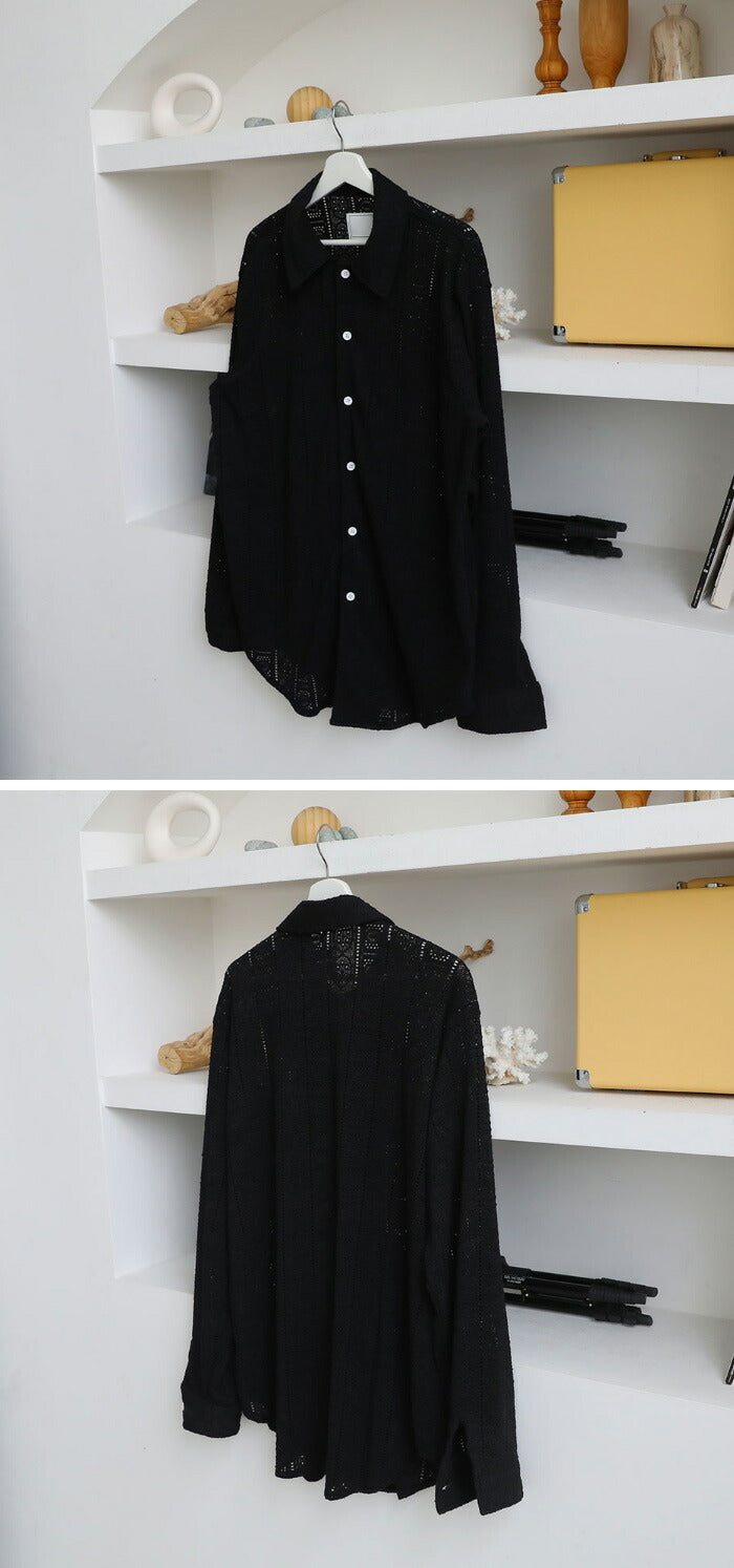 ASCLO(エジュクロ)ASCLO Cotton Lace Shirt