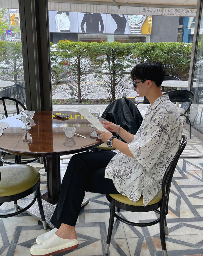 ASCLO(エジュクロ)Mone Ritten Piping Shirt