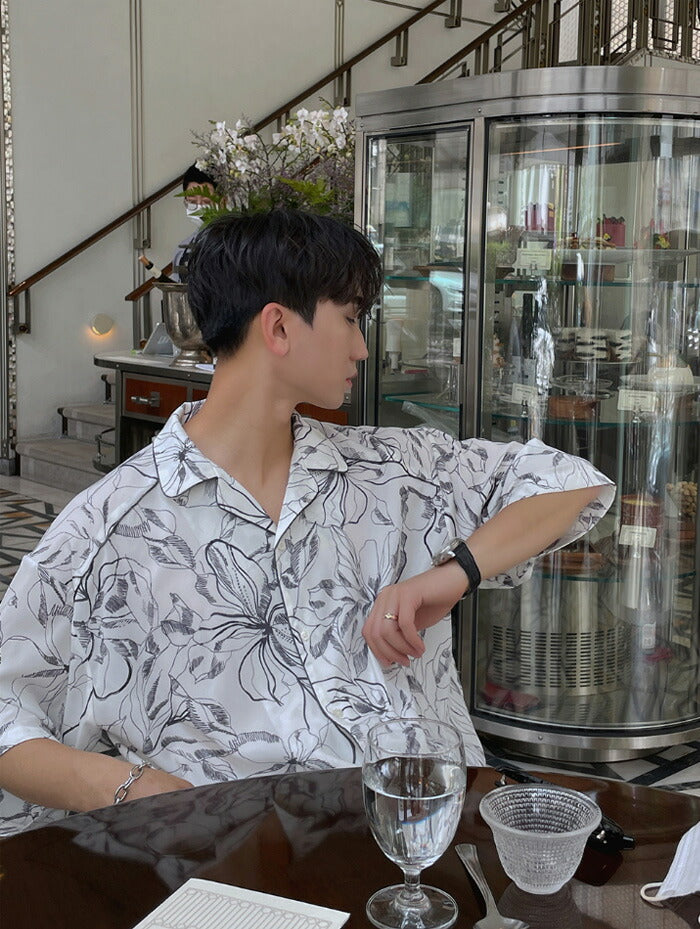 ASCLO(エジュクロ)Mone Ritten Piping Shirt