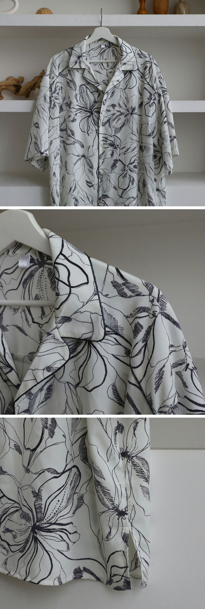 ASCLO(エジュクロ)Mone Ritten Piping Shirt