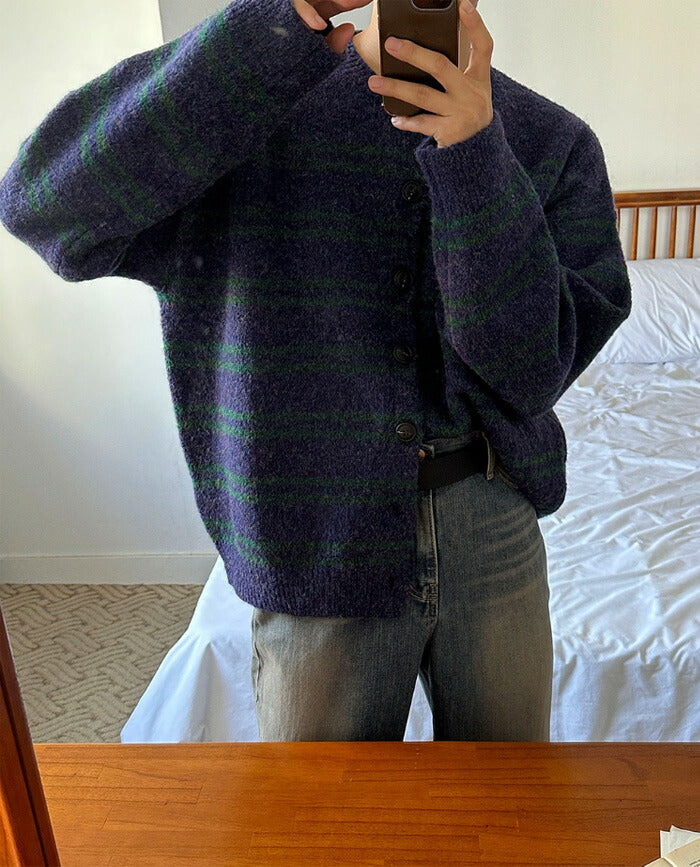 ASCLO(エジュクロ)ASCLO Alpaca Peter Cardigan