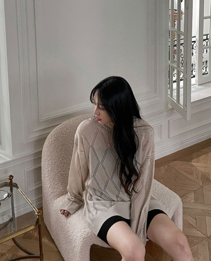 ASCLO(エジュクロ)ASCLO Dia W Punching Knit