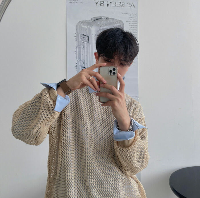 ASCLO(エジュクロ)314 Linen Punching Knit
