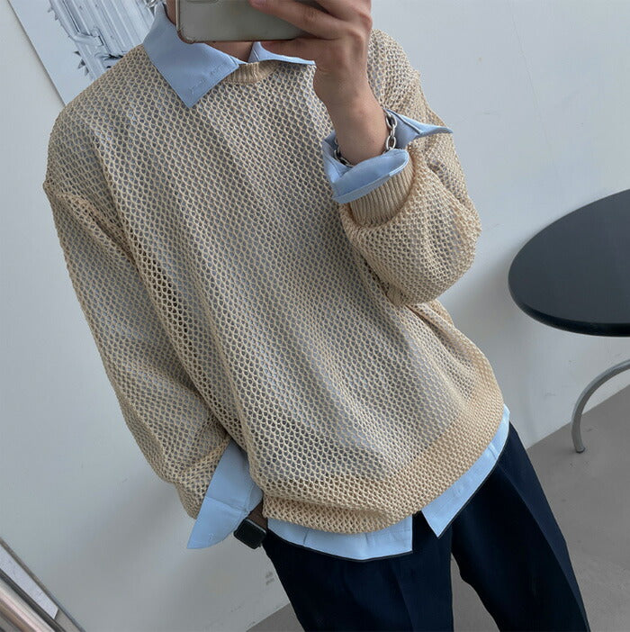 ASCLO(エジュクロ)314 Linen Punching Knit