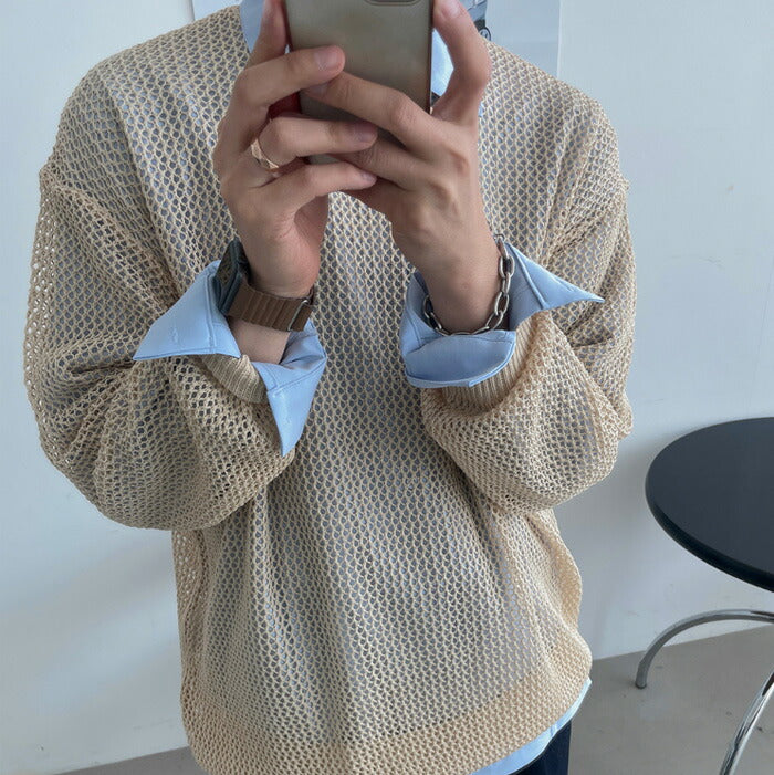 ASCLO(エジュクロ)314 Linen Punching Knit