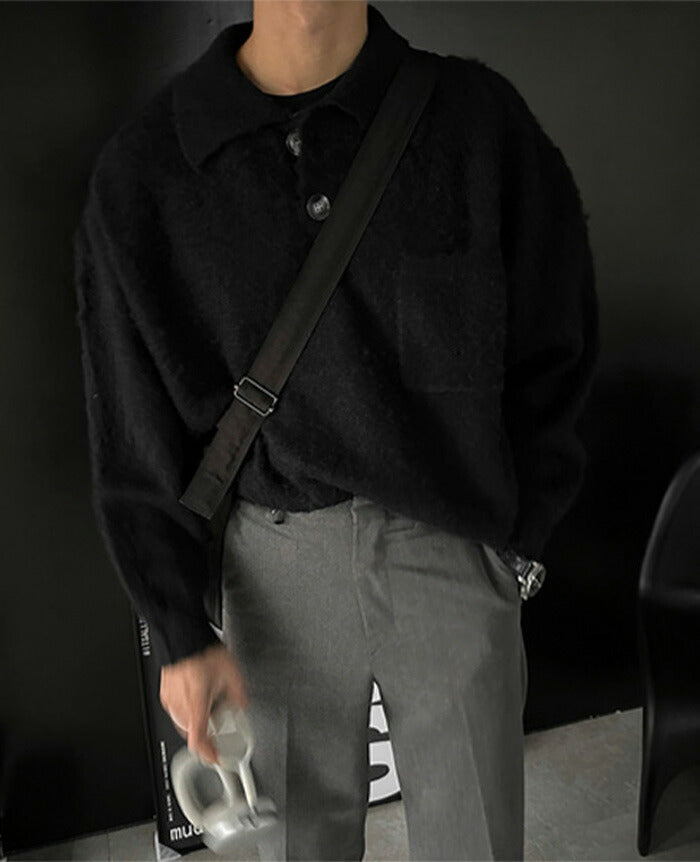 ASCLO(エジュクロ)Levi Mohair Collar Knit