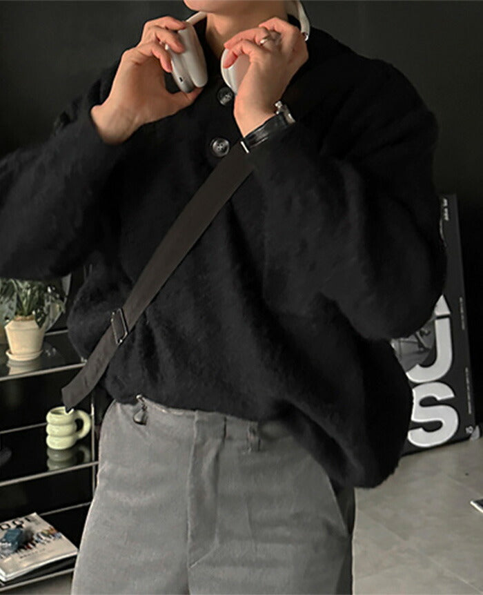 ASCLO(エジュクロ)Levi Mohair Collar Knit