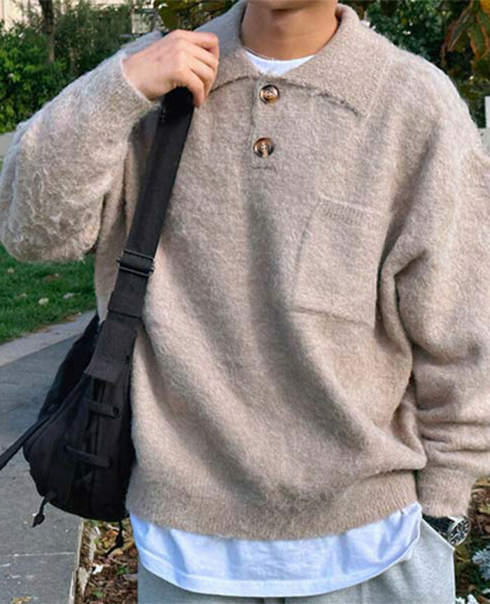 ASCLO(エジュクロ)Levi Mohair Collar Knit