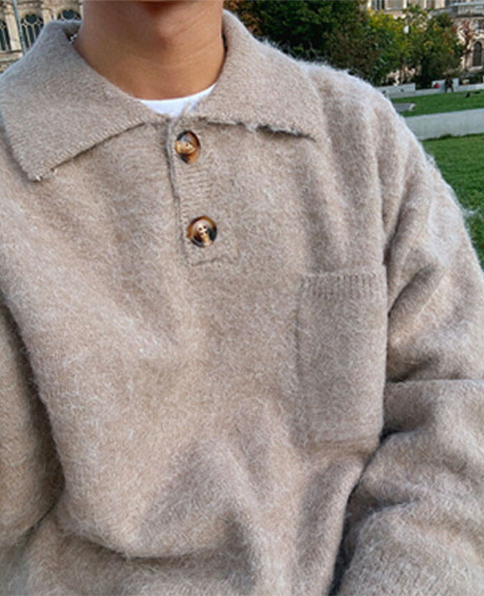 ASCLO(エジュクロ)Levi Mohair Collar Knit
