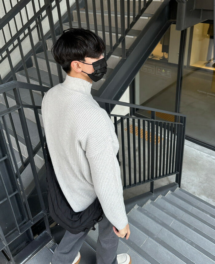 ASCLO(エジュクロ)SP Hachi Half Neck Knit