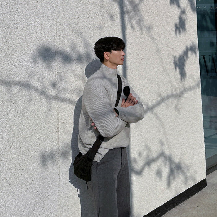 ASCLO(エジュクロ)SP Hachi Half Neck Knit