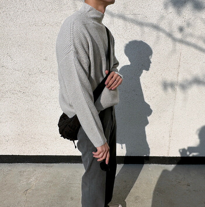 ASCLO(エジュクロ)SP Hachi Half Neck Knit