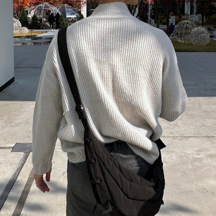 ASCLO(エジュクロ)SP Hachi Half Neck Knit
