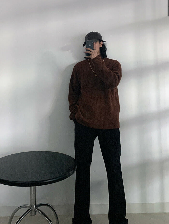 ASCLO(エジュクロ)SP Hachi Half Neck Knit
