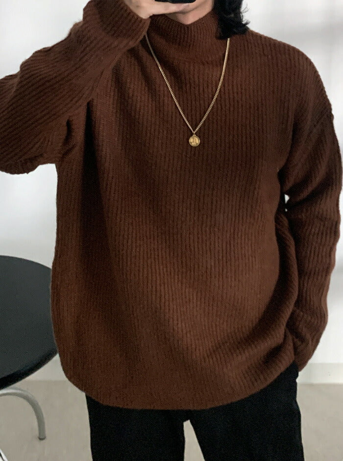 ASCLO(エジュクロ)SP Hachi Half Neck Knit