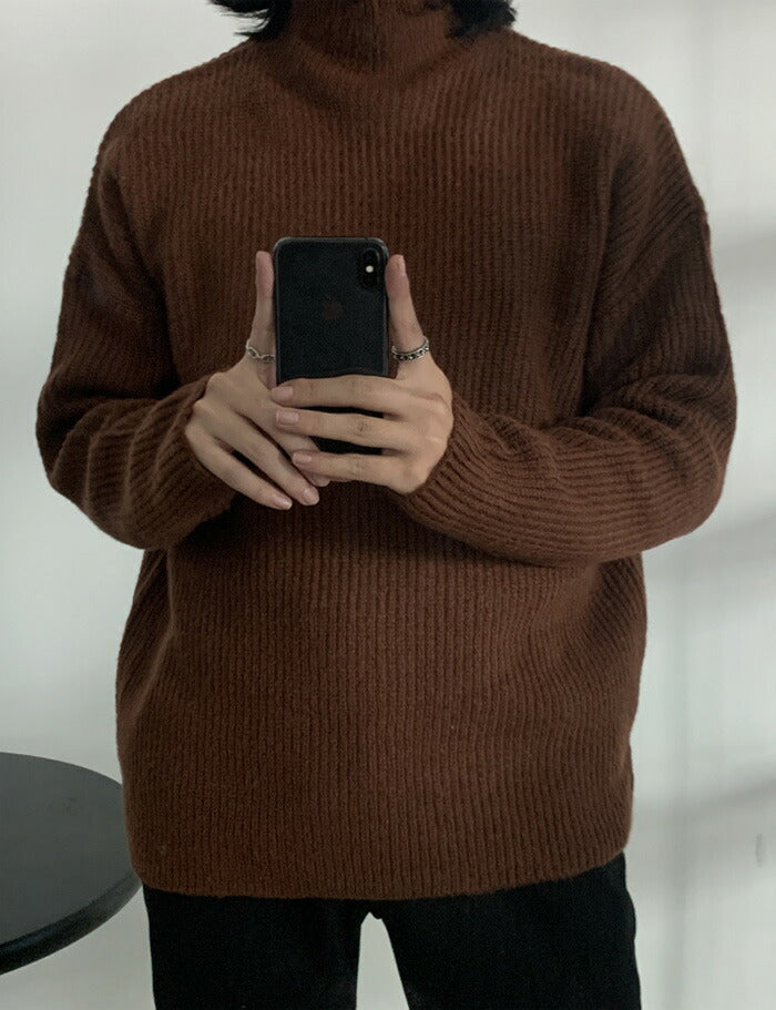 ASCLO(エジュクロ)SP Hachi Half Neck Knit