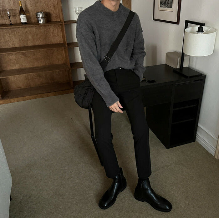 ASCLO(エジュクロ)ASCLO Mink Angora V Neck Knit