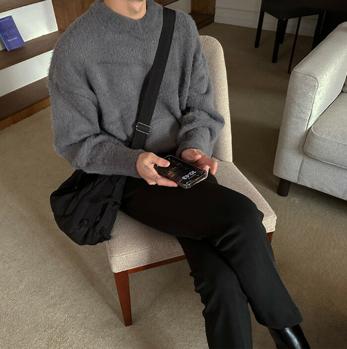 ASCLO(エジュクロ)ASCLO Mink Angora V Neck Knit