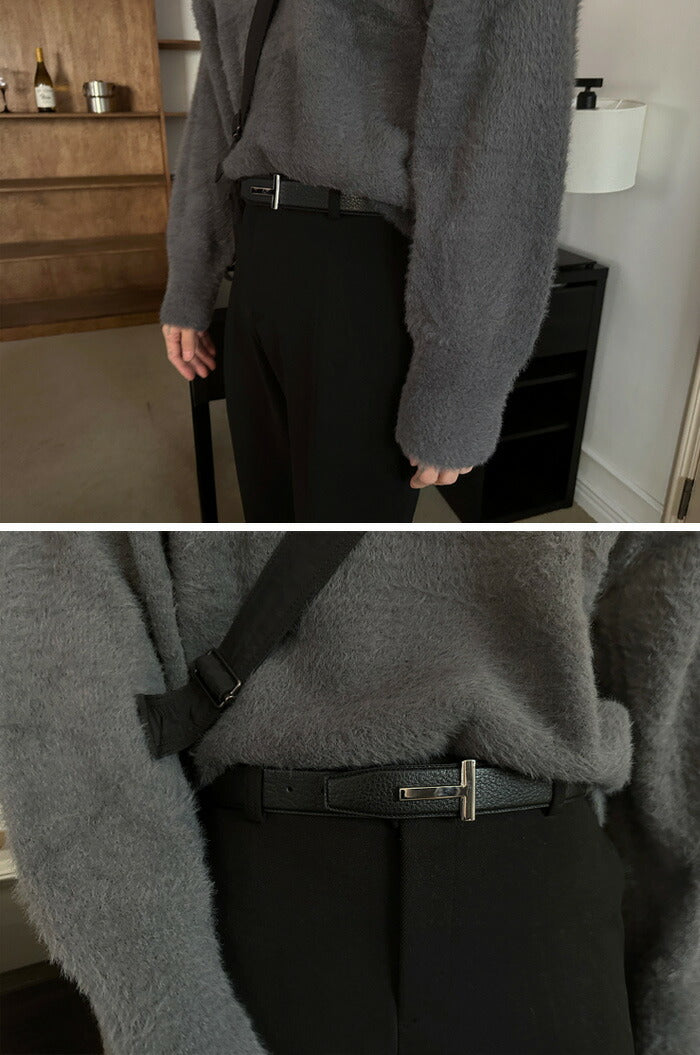 ASCLO(エジュクロ)ASCLO Mink Angora V Neck Knit