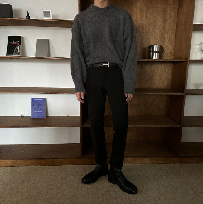 ASCLO(エジュクロ)ASCLO Mink Angora V Neck Knit