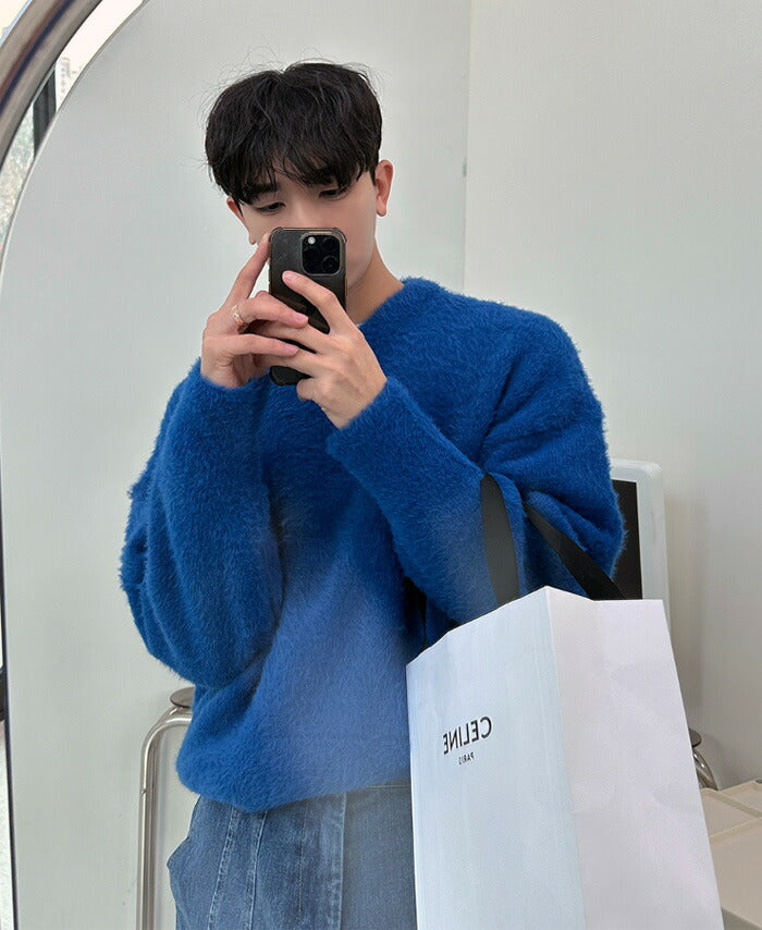ASCLO(エジュクロ)ASCLO Mink Angora V Neck Knit