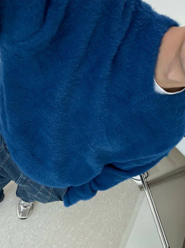 ASCLO(エジュクロ)ASCLO Mink Angora V Neck Knit