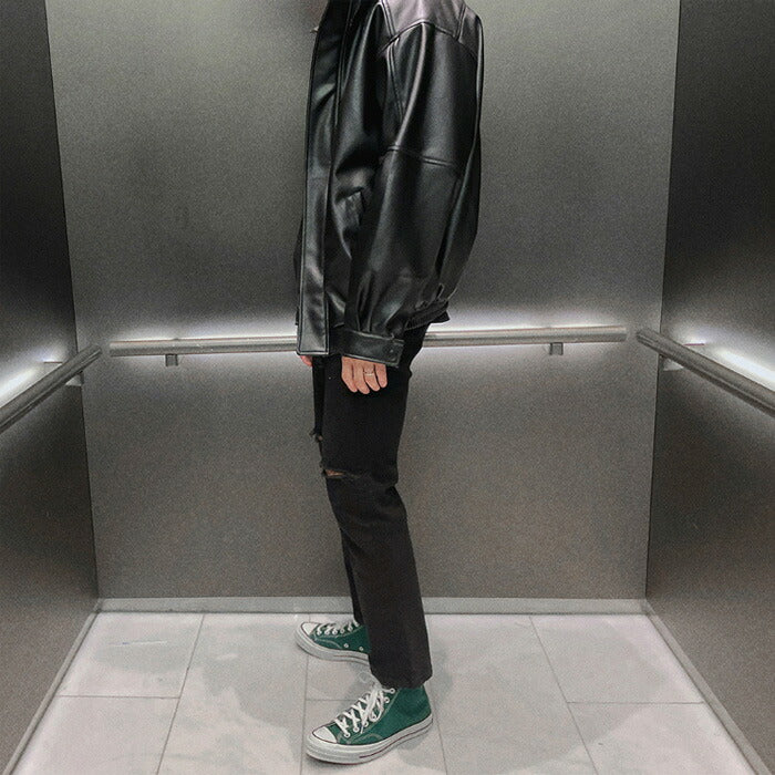 ASCLO(エジュクロ)+5cm Quality Destroyed Denim Pants (8008)