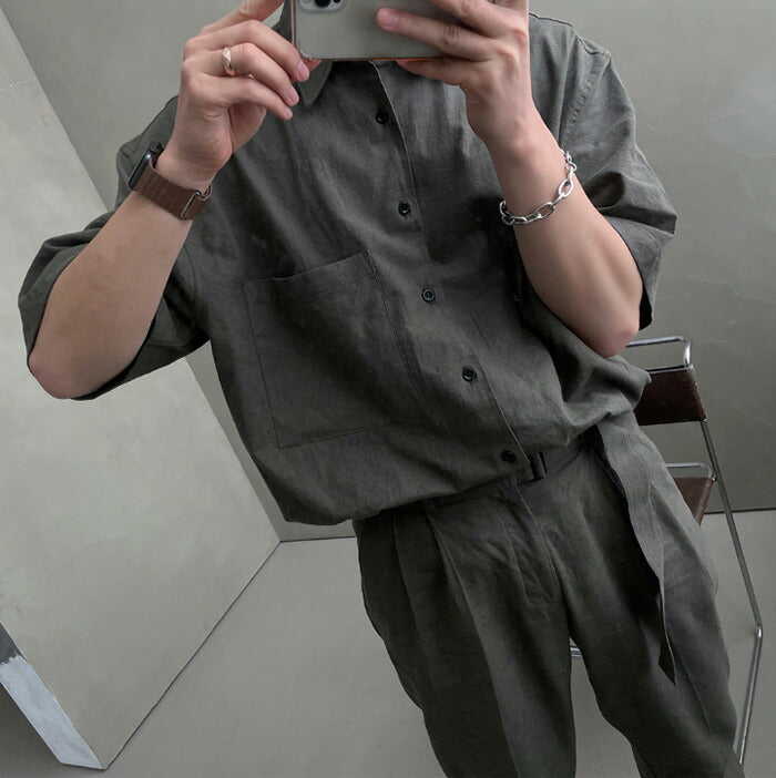 ASCLO(エジュクロ)Kant Linen Belt Wide Slacks
