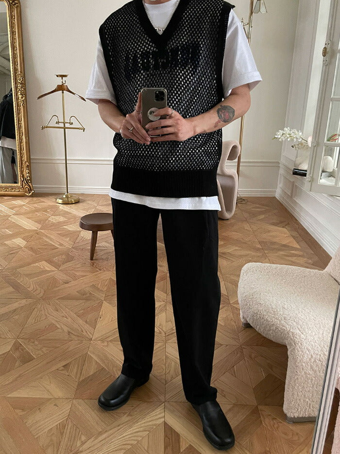 ASCLO(エジュクロ)Dro Black Side One Tuck Pants (9221)