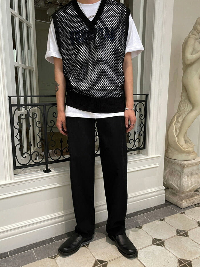 ASCLO(エジュクロ)Dro Black Side One Tuck Pants (9221)