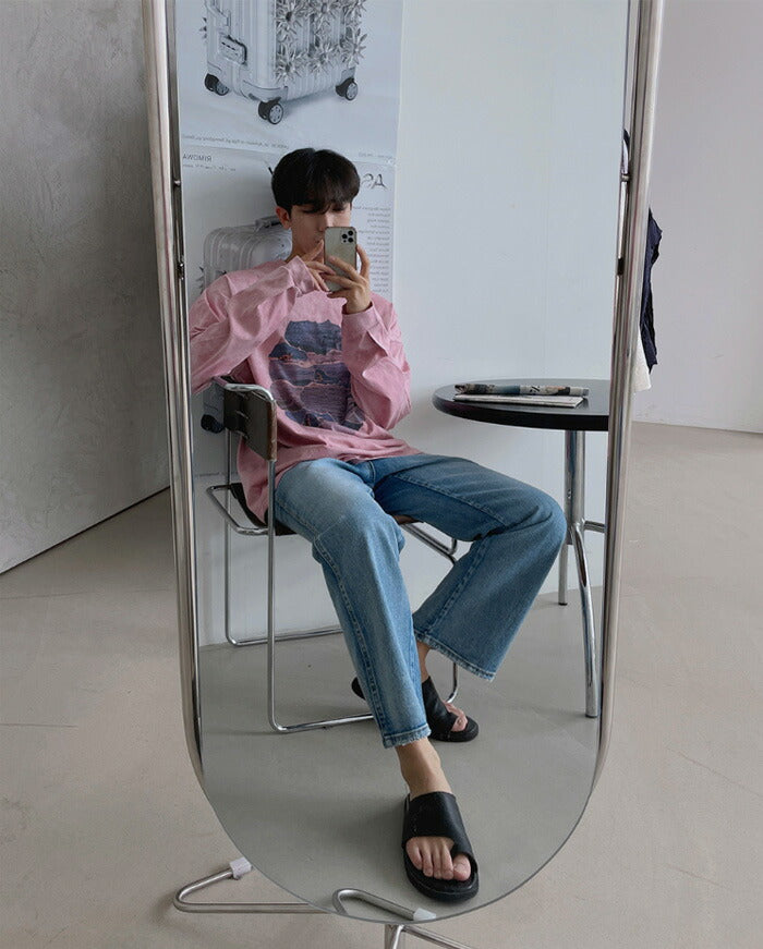 ASCLO(エジュクロ)+5cm Milk Brush Denim Pants (8015)