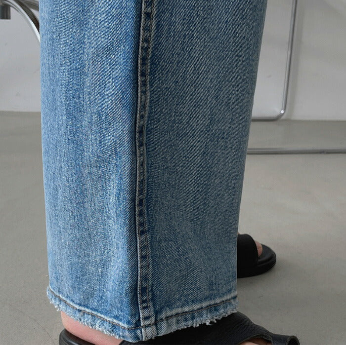 ASCLO(エジュクロ)+5cm Milk Brush Denim Pants (8015)