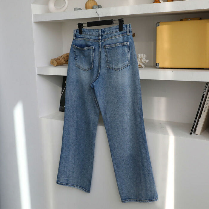 ASCLO(エジュクロ)+5cm Milk Brush Denim Pants (8015)