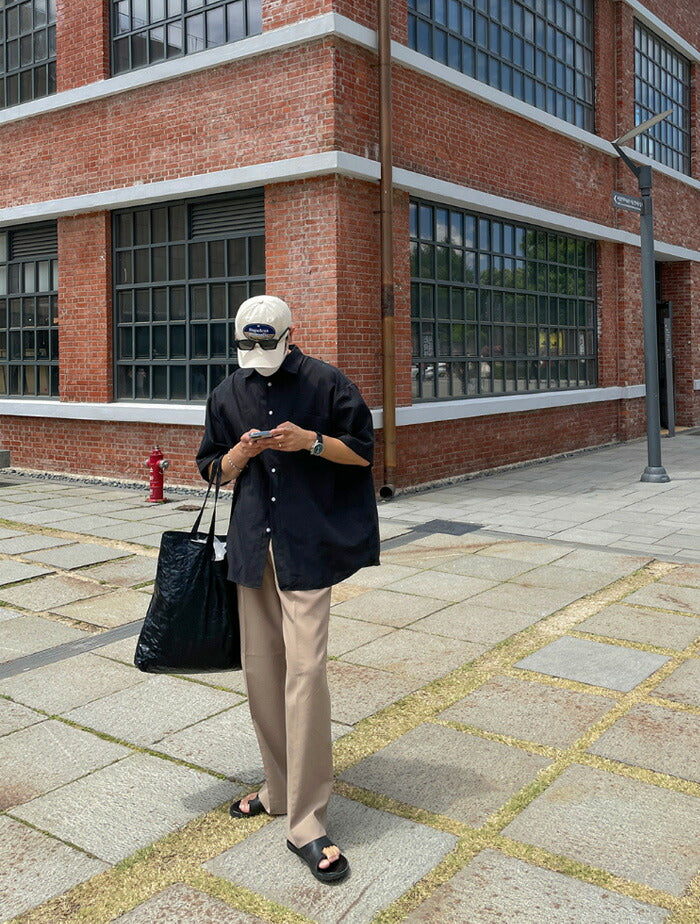 ASCLO(エジュクロ)Pleddy Nibus Two Tuck Side Banding Slacks (4color)