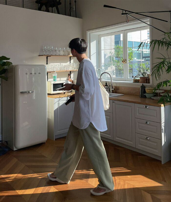 ASCLO(エジュクロ)Pleddy Nibus Two Tuck Side Banding Slacks (4color)