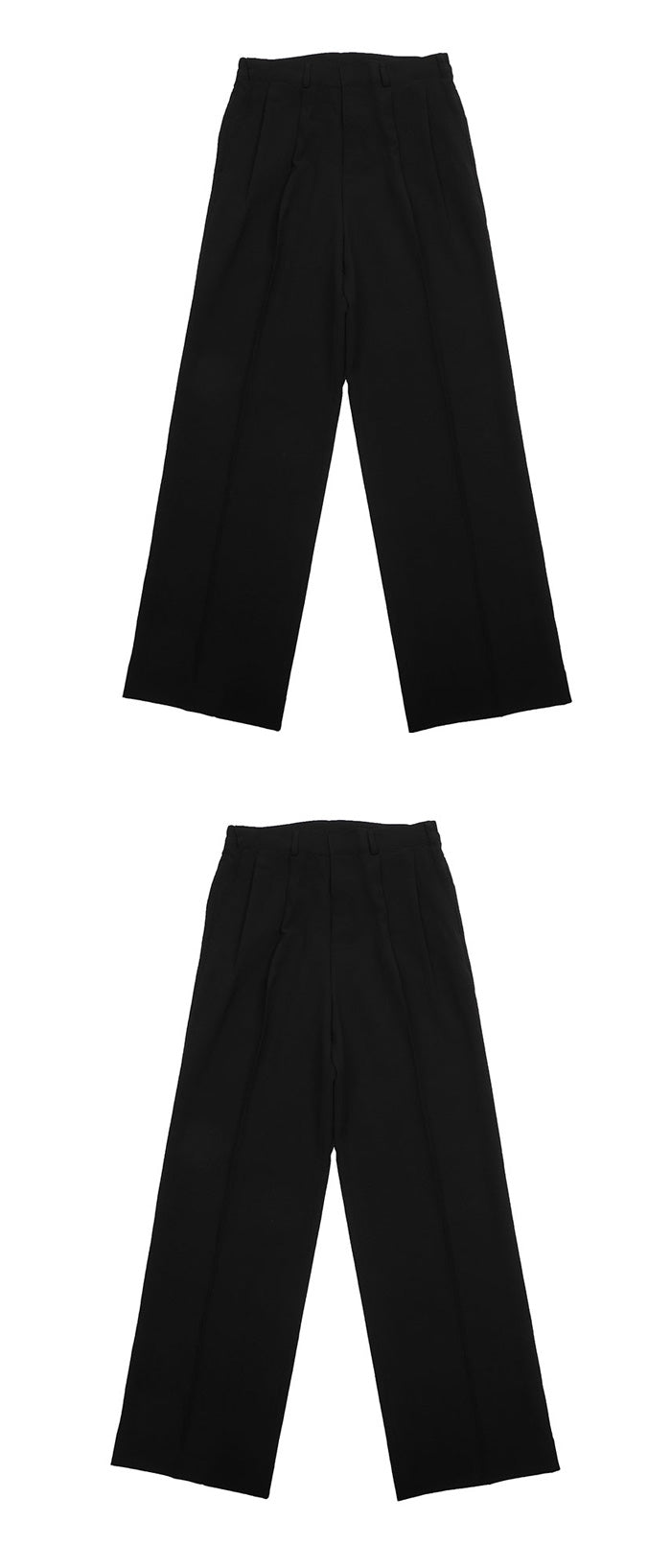 ASCLO(エジュクロ)Pleddy Nibus Two Tuck Side Banding Slacks (4color)