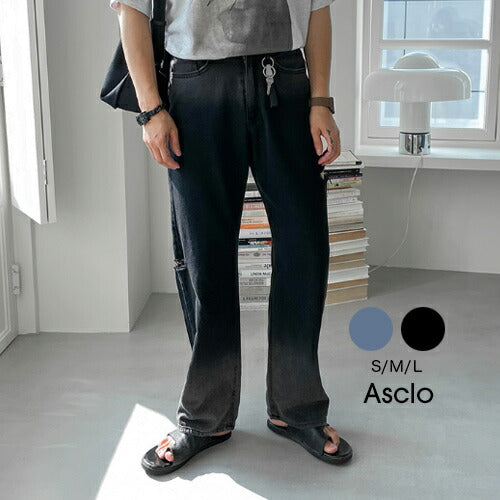 ASCLO(エジュクロ)ASCLO Summer Gradation Denim Pants (2color)