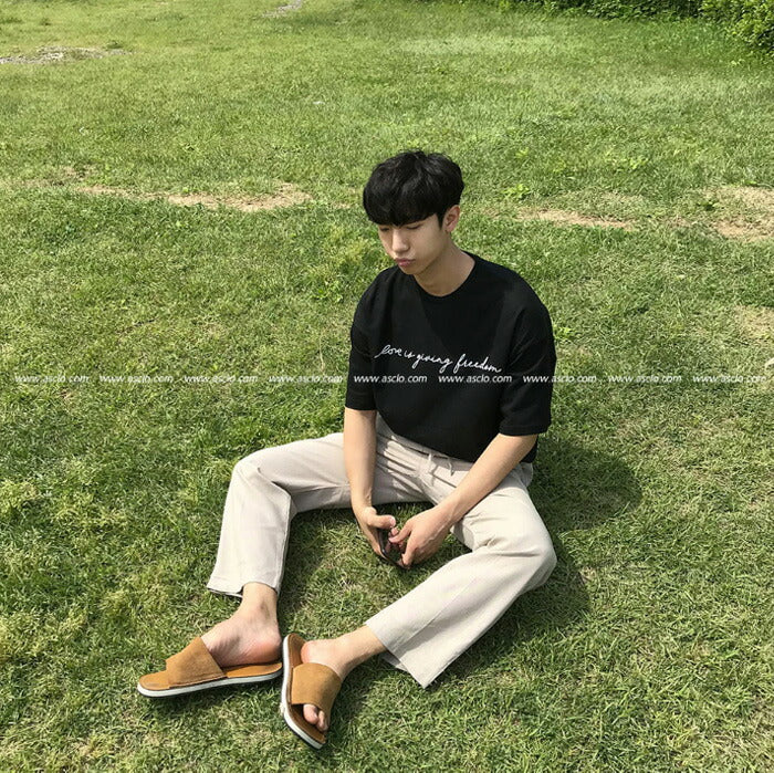 ASCLO(エジュクロ)Beru Lettering T Shirt