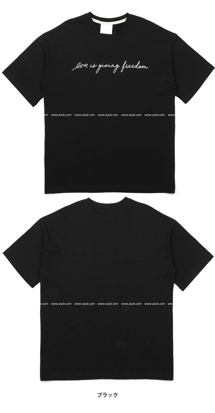 ASCLO(エジュクロ)Beru Lettering T Shirt
