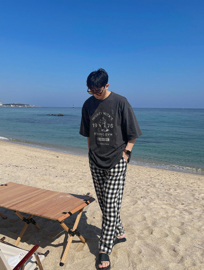ASCLO(エジュクロ)Other Boxing Pigment Short Sleeve T Shirt