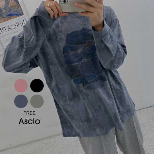 ASCLO(エジュクロ)Beryl Pigment Surfer T Shirt