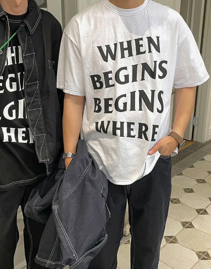 ASCLO(エジュクロ)ASCLO Begins Short Sleeve T Shirt (3color)