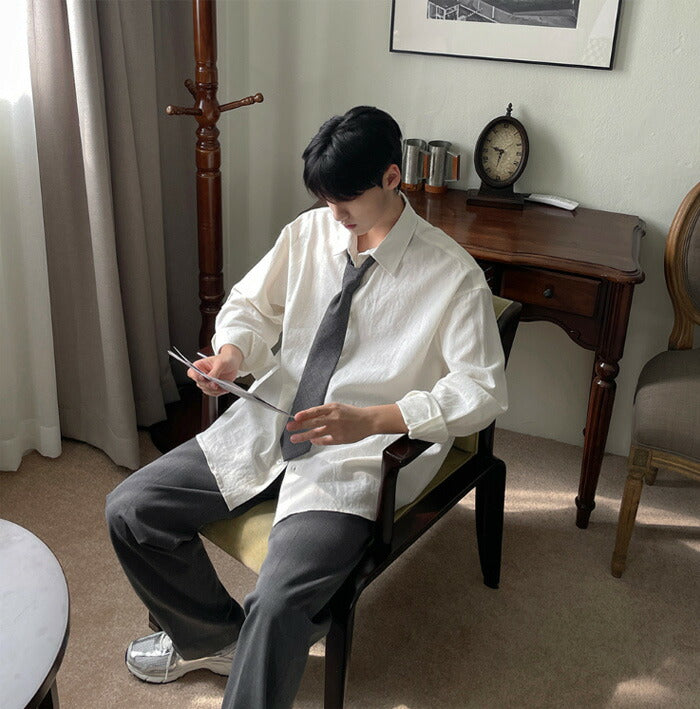 ASCLO(エジュクロ)3 TAP Luca Linen Shirt