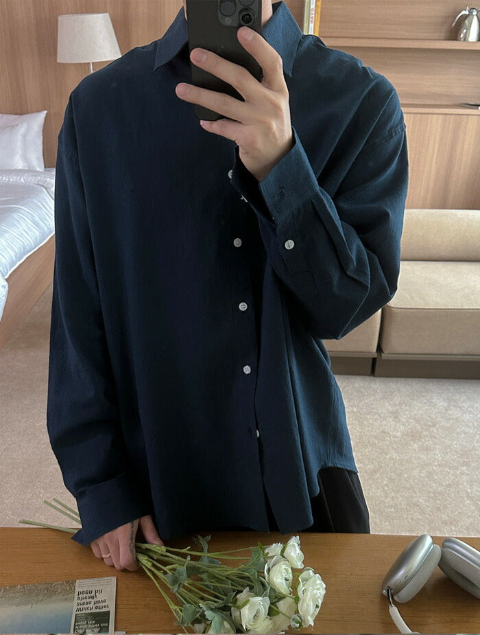 ASCLO(エジュクロ)3 TAP Luca Linen Shirt