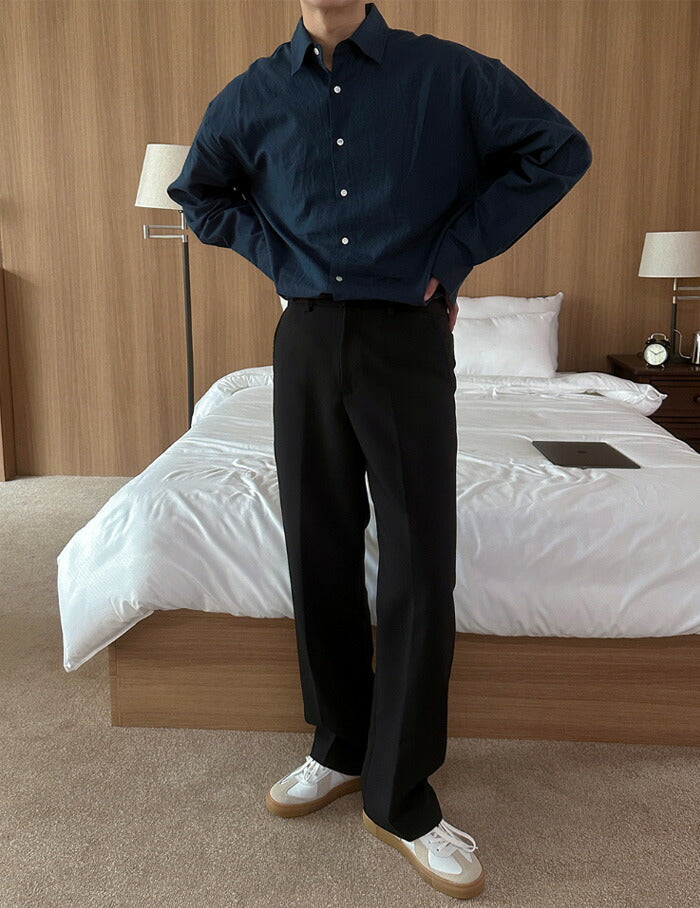 ASCLO(エジュクロ)3 TAP Luca Linen Shirt