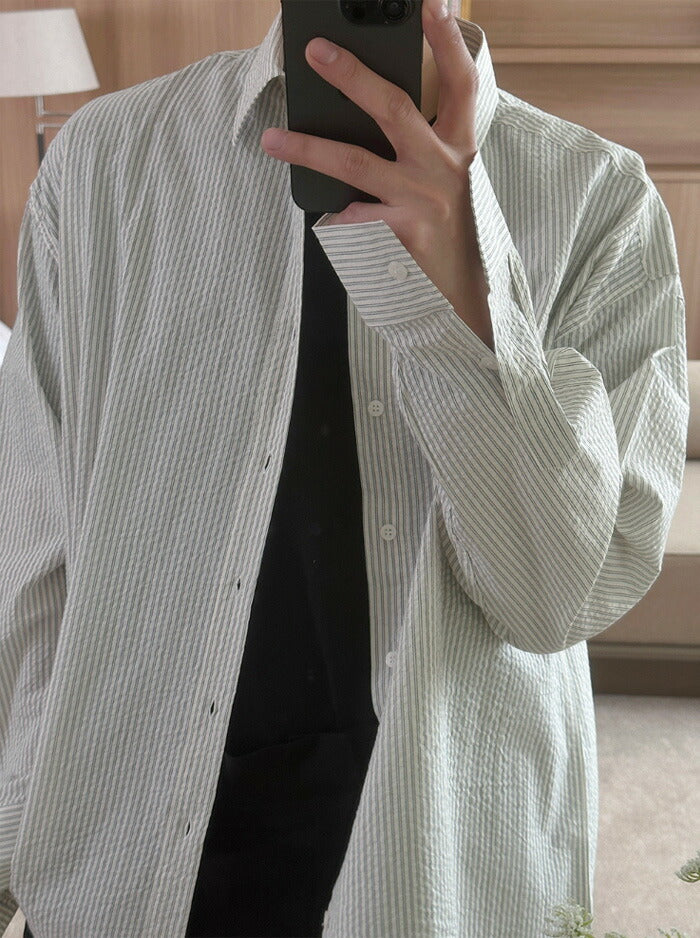 ASCLO(エジュクロ)3 TAP Luca Linen Shirt