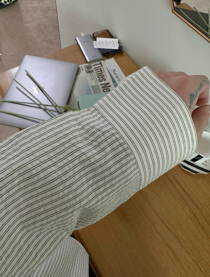 ASCLO(エジュクロ)3 TAP Luca Linen Shirt