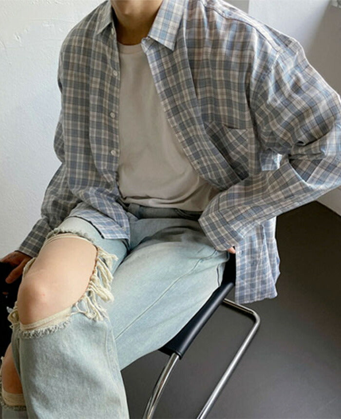 ASCLO(エジュクロ)ASCLO Check Big Shirt