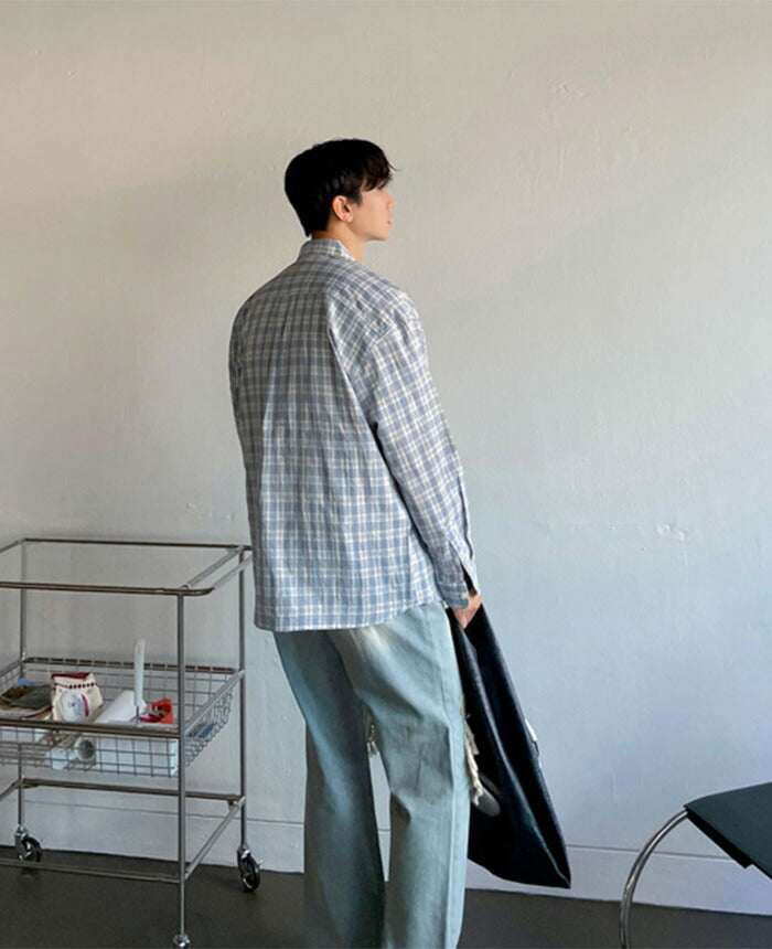 ASCLO(エジュクロ)ASCLO Check Big Shirt